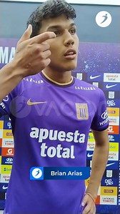 31K views · 1.3K reactions | ️ Brian Arias , defensor de Alianza Lima ⚪️: "Es un sueño para nosotros jugar en Matute con nuestra gente y lograr un buen resultado"  @gersoncuba2603 | OVACION DIGITAL | Facebook
