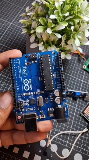 Arduino Rain Detection System☂️Project using Rain Sensor #arduino #project #diy #trending #shorts