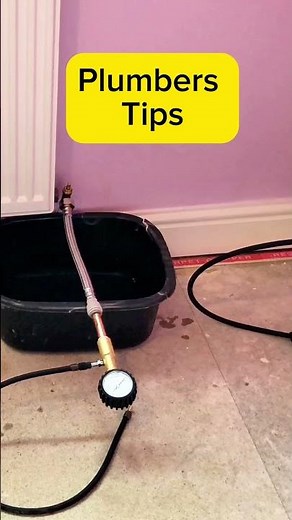 Plumber's Tips: Unblock Central Heating Pipe with a Foot Pump Radiator NOT WORKING