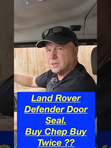 Land Rover Defender Door Seal Buy Cheap Buy Twice ?? #automobile #offroadoverland #aviation