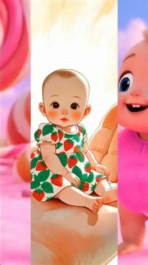 AI genarated Cute baby cartoon videos #shorts #short #cartoon