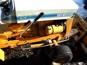 Installing Snow Blade- Cub Cadet 105 pt. 8