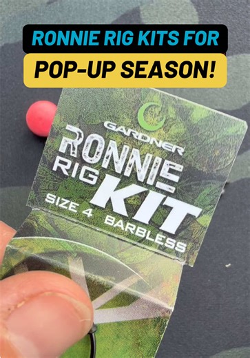 One of the most deadly carp rigs made easy 🎣 The Gardner Tackle Ronnie Rig Kit gives you everything you need to build the perfect Ronnie Rig / Spinner Rig with total confidence. Designed for pop-up carp fishing, this kit delivers ultra-sharp hook mechanics, instant turning, and solid hook holds every time. Ideal for clear lakebeds, chod sections, hinged rigs, and pressured carp waters, it saves time, improves presentation, and boosts bite conversion. Trusted Gardner components, fish-safe design
