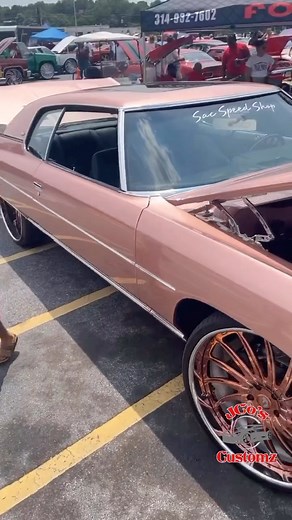 2.4K views · 62 reactions | @sacspeedshop Nasty pro charged LSX powered 71 Caprice Classic on 26” rose gold @forgiato “WADE”wheels 料料 #chevrolet #capriceclassic #impala #donks #forgiatowheels | Jco’s Customz LLC | Facebook