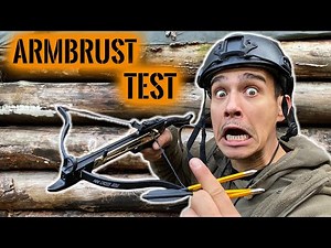 PISTOLEN ARMBRUST vs RIOT SCHILD & Tablet | Armbrust im Test | Survival Mattin