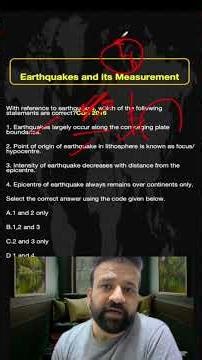 Earthquake in Sulawesi (Indonesia) | Tectonics & Hazards | UPSC CDS NDA CAPF