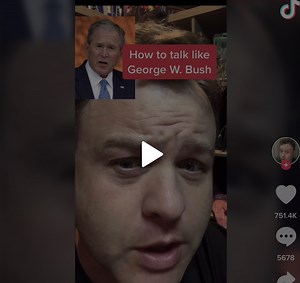 Impersonator explains how to look and sound exactly like George W Bush