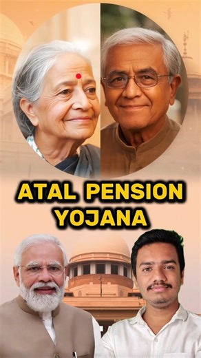 Finance with Pritam on Instagram: "Starts at Just ₹42/Month for ₹5000 Pension! APY Explained 📈 Atal Pension Yojana: Guaranteed ₹5000 every month in old age! 💰 Age: Join between 18-40 years Pension: ₹1000 to ₹5000 per month after age 60 (you choose) Contribution: Starts as low as ₹42/month (younger you join, lesser you pay) Benefits: → Government guaranteed → After your death, spouse gets the same pension → After both, nominee gets the full corpus → Tax benefits too How to join? Visit any bank/