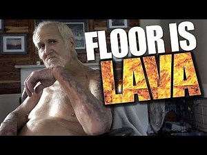THE FLOOR IS LAVA CHALLENGE!!