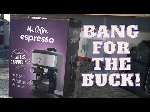Mr Coffee Steam Espresso Machine | How To Use | Unboxing | Review