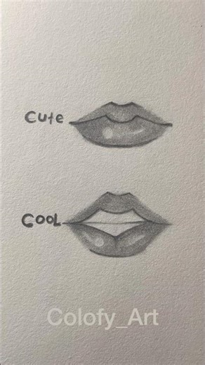 How to draw lips ✨#drawing #art #howtodraw #tutorial #simple #lips