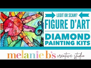 LEGIT OR SCAM? FIGURE D'ART DPK Diamond Painting Kit | Figured'Art.com | Unboxing, Review & Testing