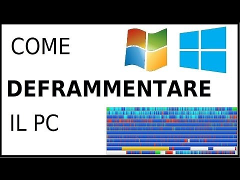 come velocizzare pc deframmentare disco computer windows 7, 8, 10