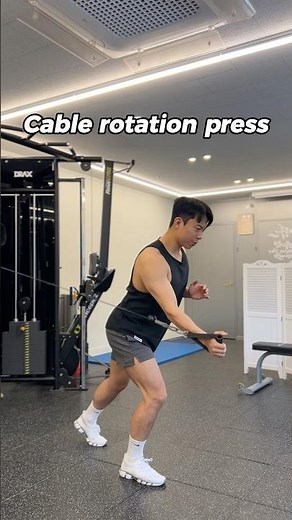 Cable rotation press