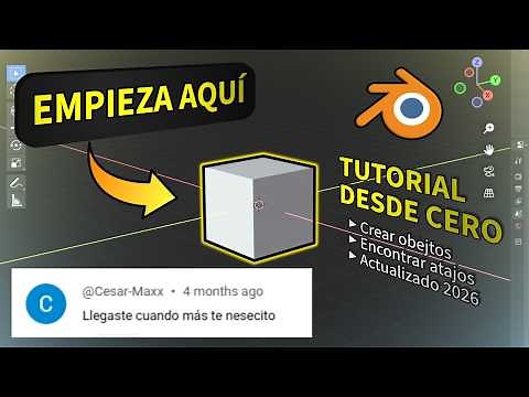 Aprende Blender desde CERO 🤩 SUPER FÁCIL ⭐ Tutorial en español