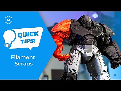 Quick Tip: How To Reuse Extra 3D Printing Filament Scraps