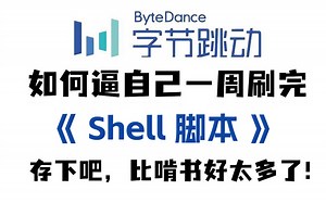 B站强推！2023公认最通俗易懂的【shell】教程！从入门到精通，将Shell编程技术深入实践！（Linux/DevOps/运维/开发/程序员/容器化技术)
