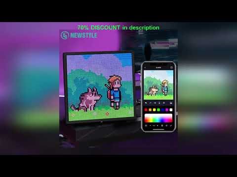 A must-have product! LED Pixel Display 64x64 RGB LED Matrix Panel Programmable Pixel Art Display w