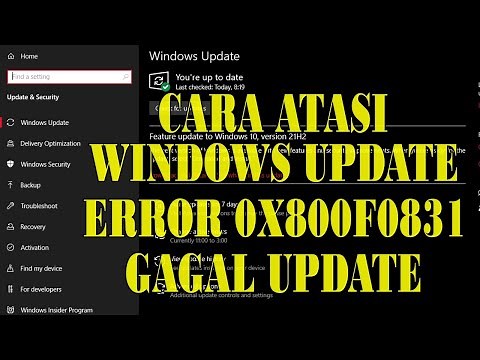 Cara Mengatasi " We Couldn't Install this Update... " Windows Update Error 0x800f0831