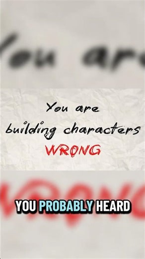 Common Writing Advice Is Stunting Your Characters #writingtips #storytelling