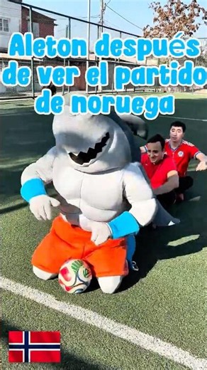 Aleton después de ver el partido de Noruega 🇳🇴 🔥⚽️🥅. #futbol #noruega #halaand #mundial #viral