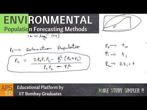 Population Forecasting Methods | Solved Examples | Environmental Engineering