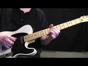 Working Man Blues Guitar Lesson Demo + Backing Track - Merle Haggard