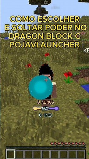 COMO ESCOLHER E SOLTAR PODER NO DRAGON BLOCK C (POJAVLAUNCHER) #minecraft #dragonblockc #games