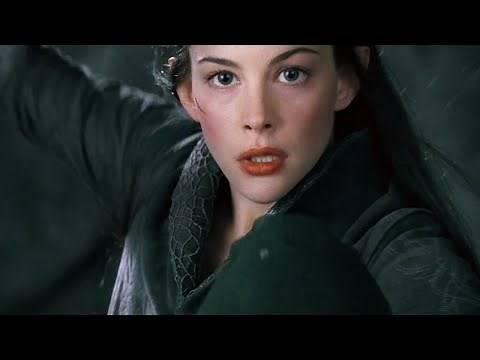 The Lord of the Rings - Arwen and Frodo escape of the chase Nazgul