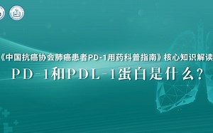 《中国肺癌患者 PD-1 用药科普指南》核心知识解读 支修益教授：PD-1和PD-L1蛋白是什么