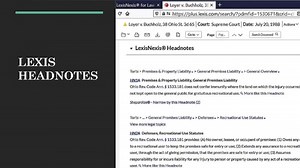 Using Lexis Headnotes, Topics, & Legal Issue Trail to Find Cases