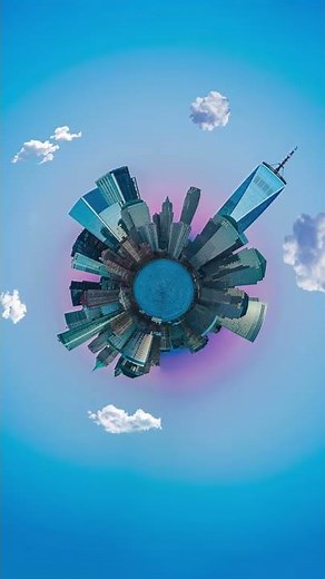 Tiny Planet Effect in Photoshop | Flat earth