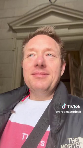 Working on the Universal back lot this week, and I walked over to the City Hall Set from back to the future! #props #propmaster #backtothefuture #universalstudios #backlot #famousfilmsets