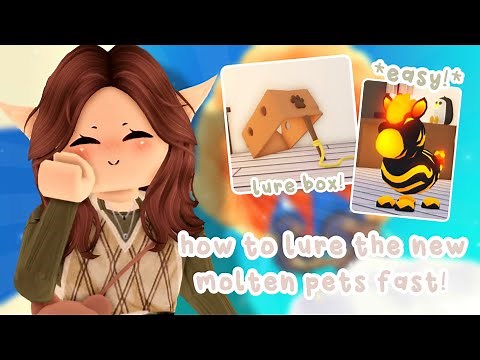 How to Lure the New MOLTEN PETS FAST in Adopt Me! 🔥 | Quick and Easy!