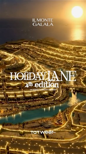 572K views · 118 reactions | Mark your calendars on December 26th. Holiday Lanes is back with its 4th edition at Il Monte Galala, where festive moments, cozy vibes, and joyful memories await the whole family. Come celebrate with us and make this Christmas truly special. #TatweerMisr | Tatweer Misr | Facebook