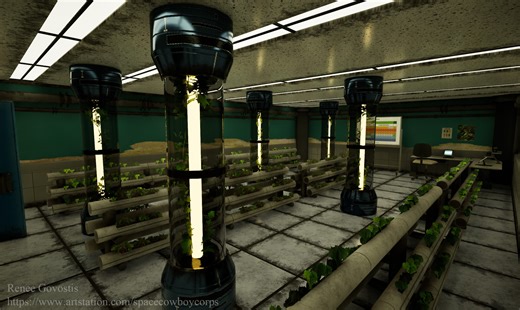 Hydroponics Laboratory, Renee Govostis