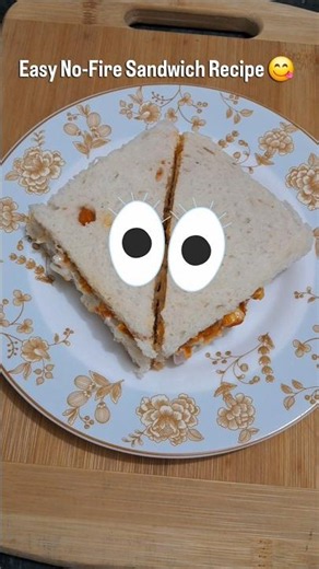 Easy Quick and Cold Sandwich Recipe 🥪 😋 #shorts #viral #trending #shortsfeed