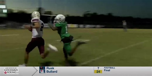 Week 7: Lovelady at Overton