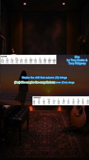 She play along with scrolling guitar chords and lyrics