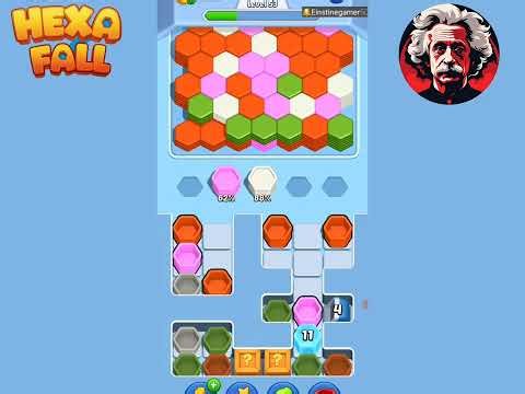 Hexa Fall Color Sort Level 53 Walkthrough Solution