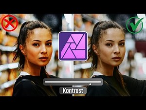 Kontrast erhöhen ohne Sättigung zu verändern | Affinity Photo 2 Tutorial Deutsch