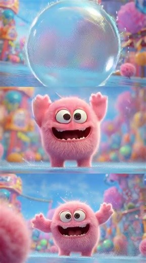 Water Balloon Chaos! Pink Monster Style!