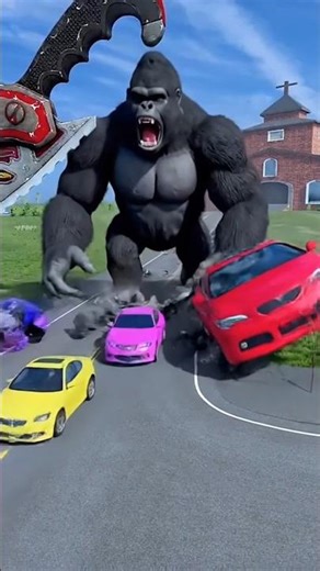 Colorful Small To Giant Cars vs Hammer #36