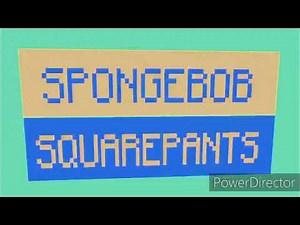 SpongeBob SquarePants theme song Minecraft g major 4