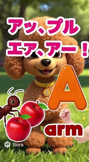 アルファベットのAの発音を覚えよう！