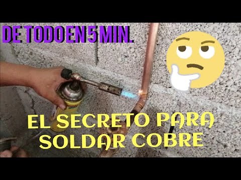 COMO SOLDAR TUBOS DE COBRE