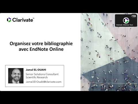 Module 3 - Organisez et formatez votre bibliographie avec EndNote Online