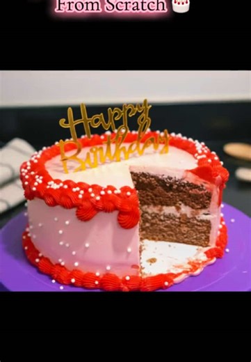 Today I baked a homemade chocolate cake from scratch and worked on my crumb coat. I’m still learning and practicing my cake decorating, but every cake is getting better. This is all part of the journey to opening my bakery soon. 💕” #ChocolateCake #BakingJourney #BeginnerBaker #FromScratchBaking