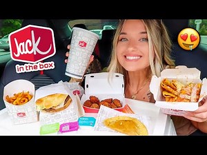 My FIRST TIME Trying JACK IN THE BOX Mukbang! 🍔🌮