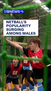23K views · 149 reactions | Netball's popularity is surging, with more men now putting on a bib than a rugby union jersey. #9News | 9 News | Facebook